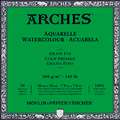 ARCHES® | Aquarelle Watercolour Blocks & Pads — 300 gsm, 20 cm x 20 cm, cold pressed, block (glued on 4 sides), 1. Block - cold pressed