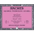 ARCHES® | Aquarelle Watercolour Blocks & Pads — 300 gsm, 31 cm x 41 cm, satin, block (glued on 4 sides), 3. Block - hot pressed