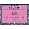 ARCHES® | Aquarelle Watercolour Blocks & Pads — 300 gsm, 36 cm x 51 cm, satin, block (glued on 4 sides), 3. Block - hot pressed