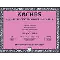 ARCHES® | Aquarelle Watercolour Blocks & Pads — 300 gsm, 46 cm x 61 cm (12P), satin, block (glued on 4 sides), 3. Block - hot pressed