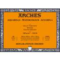 ARCHES® | Aquarelle Watercolour Blocks & Pads — 300 gsm, 26 cm x 36 cm, rough (torchon), block (glued on 4 sides), 2. Block - torchon