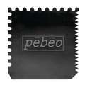 pébéo | Flexible Stainless Steel scrapers — 4-sided, 10 cm x 10 cm
