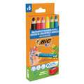 BiC® | Kids Multi-Surface Colouring Pencils — sets, 6 pencils, 1 sharpener