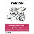 CANSON® | GRADUATE Manga Marker Layout Pads — 50 sheets, A4