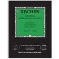 ARCHES® | Aquarelle Watercolour Blocks & Pads — 300 gsm, 21 cm x 29.7 cm, cold pressed, pad (bound on one side), 4. Taped pad - cold pressed