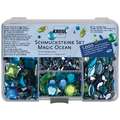 Packs Of 1000 Hobbyline Gems, Ocean