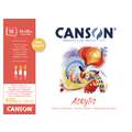 CANSON® | Acrylic Paper — 400 gsm, pad (bound on one side), 24 cm x 33 cm, 10 sheets, 2. Pads