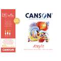 CANSON® | Acrylic Paper — 400 gsm, pad (bound on one side), 29.7 cm x 42 cm, 10 sheets, 2. Pads