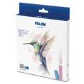 MILAN® | Soft Pastel sets — METAL colours, 24 colours, set