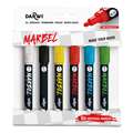DARWI® | MARBEL UNIVERSAL MARKER — sets of 6, primary colours, set, 4 mm