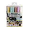 Royal & Langnickel® | ACRYLIC MARKER Reversible Tip sets — 6 markers, PASTEL, 2 mm, round tip2|bevelled tip