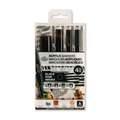 Royal & Langnickel® | ACRYLIC MARKER sets — 4 assorted-tip pens, black, 0.7 mm|1,2 mm|2 mm|12 mm, set