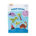 GLOREX | Diamond Painting Sticker sets — 6 assorted per set, Dinosaurs