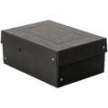 FALKEN | PureBox Storage Boxes — individual, A5, 10 cms deep, black, 4. 10 cms deep