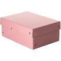 FALKEN | PureBox Storage Boxes — individual, A5, 10 cms deep, pastel rose, 4. 10 cms deep