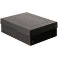 FALKEN | PureBox Storage Boxes — individual, A4, 10 cms deep, black, 4. 10 cms deep