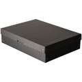 FALKEN | PureBox Storage Boxes — individual, A3, 10 cms deep, black, 4. 10 cms deep