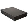 FALKEN | PureBox Storage Boxes — individual, A2, 10 cms deep, black, 4. 10 cms deep