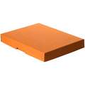 FALKEN | PureBox Storage Boxes — individual, A4, 4 cms deep, pastel orange, 2. 4 cms deep
