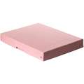 FALKEN | PureBox Storage Boxes — individual, A4, 4 cms deep, pastel rose, 2. 4 cms deep