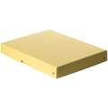 FALKEN | PureBox Storage Boxes — individual, A4, 4 cms deep, pastel yellow, 2. 4 cms deep