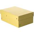 FALKEN | PureBox Storage Boxes — individual, A5, 10 cms deep, pastel yellow, 4. 10 cms deep