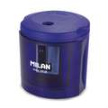MILAN® | Power-Sharp Electric Pencil Sharpener — battery-operated, blue