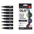 OLO™ | Premium Alcohol Marker sets ○ brush nib — 8 markers, Pastel, set