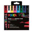 uni | POSCA BRUSH Markers PC-5BR — sets, 8 markers