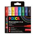 uni | POSCA PC-1MC Paint Markers — sets of 8, standard colours - cardboard box, 1. cardboard box