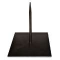 Powertex® | Sculpture Stands — black, 9 cm x 9 cm x 30 cm