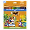 BiC® | Kids VIVID COLOURING PENCILS — packs, 24 pencils