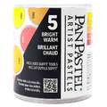 PANPASTEL® | Ultra Soft Artist Pastels — 5 x 9 ml pan sets, Bright warm