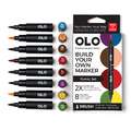 OLO™ | Premium Alcohol Marker sets ○ brush nib — 8 markers, Comic, set