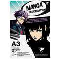 Clairefontaine | MANGA ILLUSTRATION sketch pads — 250 gsm, A3