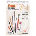 Clairefontaine | PaintON Mix Media Spiral pads — 250 gsm, Paint`ON White, 20 sheets, A3+, 1. Paint`ON White