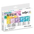 DARWI® | FOR YOU Acrylic paint sets — 5 x 75 ml, Pastel colours