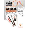Clairefontaine | PaintON MIX MEDIA MIX4 pads — 12 sheets, A5, pad (bound on one side), 250 gsm