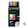 Kuretake | ZIG® Cartoonist™ KURECOLOR sets — fine and brush for Manga, Pastel