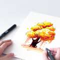 OLO™ | Premium Marker Blending Card packs — 25 sheets, A4 - 21 cm x 29.7 cm, pack of 25
