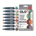 OLO™ | Premium Alcohol Marker sets ○ chisel nib — 8 markers, Urban, set