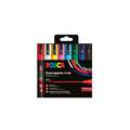 uni | POSCA PC-5M Paint Marker sets — 8 markers, Basic  colours - cardboard box, 1. cardboard box