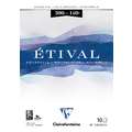 Clairefontaine | ETIVAL Cold Pressed Watercolour pads — 300 gsm, A5 - 14.8 cm x 21 cm, 300 gsm, cold pressed, pad (bound on one side)