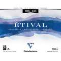 Clairefontaine | ETIVAL watercolour paper — blocks, 24 cm x 30 cm, 300 gsm, 100 sheets, 3. Block of 100 sheets