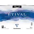 Clairefontaine | ETIVAL Cold Pressed Watercolour paper — spiral pads, 24 cm x 30 cm, cold pressed, 300 gsm, spiral pad