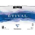 Clairefontaine | ETIVAL Cold Pressed Watercolour paper — spiral pads, 36 cm x 48 cm, cold pressed, 300 gsm, spiral pad