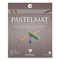 Clairefontaine | PASTELMAT® Paper pads— 12 sheets, No 8, 24 cm x 30 cm, 360 gsm, pad (bound on one side), No 8, cool colours