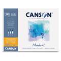 CANSON® | Montval® Watercolour Paper — NOT, 24 cm x 32 cm, 100 sheet pad, 200 gsm, 2. maxi-pad of 100 sheets — glued on long edge