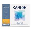 CANSON® | Montval® Watercolour Paper — NOT, 32 cm x 41 cm, 100 sheet pad, 200 gsm, 2. maxi-pad of 100 sheets — glued on long edge