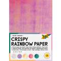 folia® | CRISPY RAINBOW PAPER — iridescent paper mix, 23 cm x 33 cm, 75 gsm